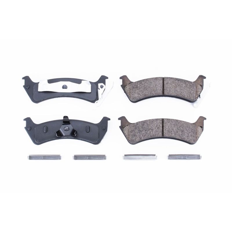 PSB Z17 Evolution Brake Pads - Power Stop 95-03 Ford Windstar Rear Z17 Evolution Ceramic Brake Pads w/Hardware