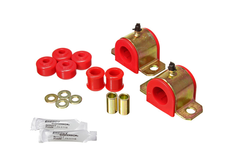 ES Sway Bar Bushings - Red - Energy Suspension Rear Sway Bar Set 19mm - Red