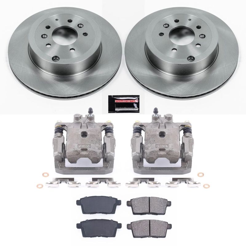 PSB Autospecialty Kit w/Cals - Power Stop 07-15 Mazda CX-9 Rear Autospecialty Brake Kit w/Calipers