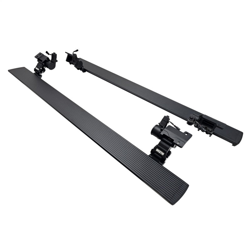 WES Running Boards - Pro-e - Westin 2024 Toyota Tacoma Double Cab Pro-E Electric Running Boards - Textured Black