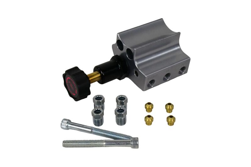 BAE Proportioning Valve - Baer Brakes Remaster Adjustable Left Port Proportioning Valve - Gray