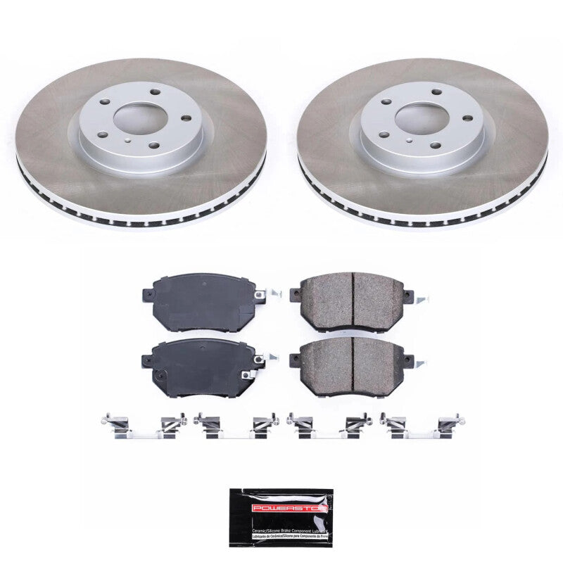 PSB Semi-Coated Rotor Kits - Power Stop 06-07 Nissan Murano Front Semi-Coated Rotor Kit