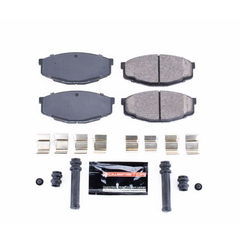 PSB Z23 Evolution Brake Pads - Power Stop 87-95 Toyota Pickup Front Z23 Evolution Sport Brake Pads w/Hardware