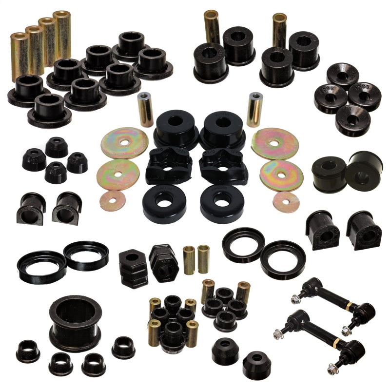 ES C-Bushings - Black - Energy Suspension 97-01 Honda CR-V Master Bushing Set - Black