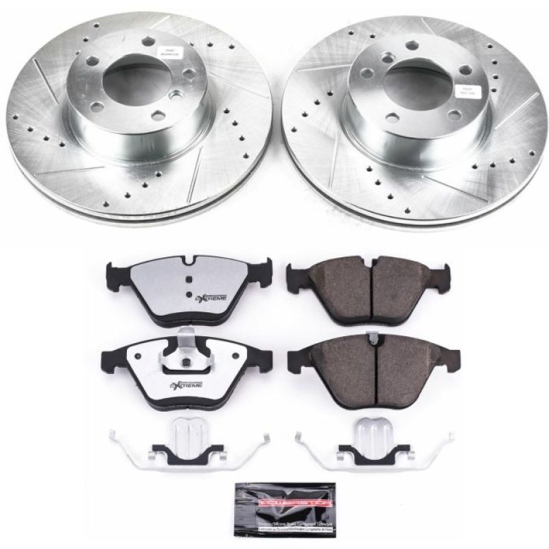 PSB Z26 Street Warrior Kit - Power Stop 09-10 BMW 328i xDrive Front Z26 Street Warrior Brake Kit