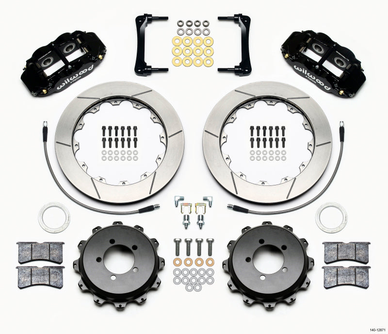 WIL Superlite Brake Kit - Wilwood Narrow Superlite 4R Rear Kit 12.88in 2012-Up Toyota / Scion FRS w/Lines