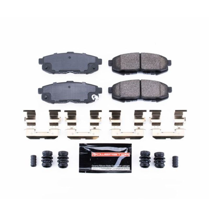 PSB Z23 Evolution Brake Pads - Power Stop 04-06 Mazda MPV Rear Z23 Evolution Sport Brake Pads w/Hardware