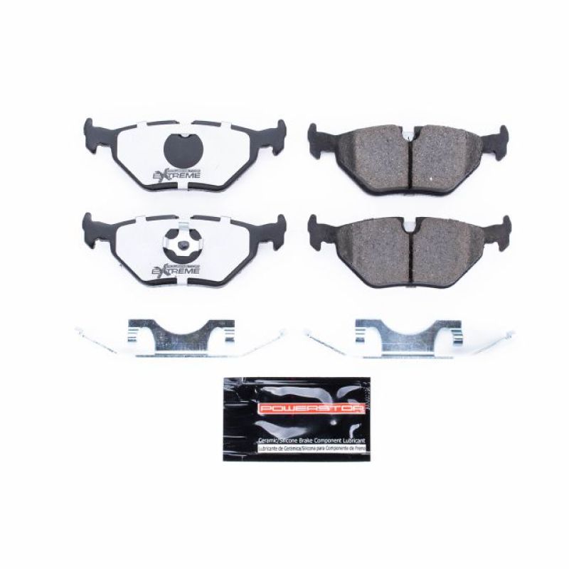 PSB Z26 Extreme Brake Pads - Power Stop 91-98 BMW 318i Rear Z26 Extreme Street Brake Pads w/Hardware