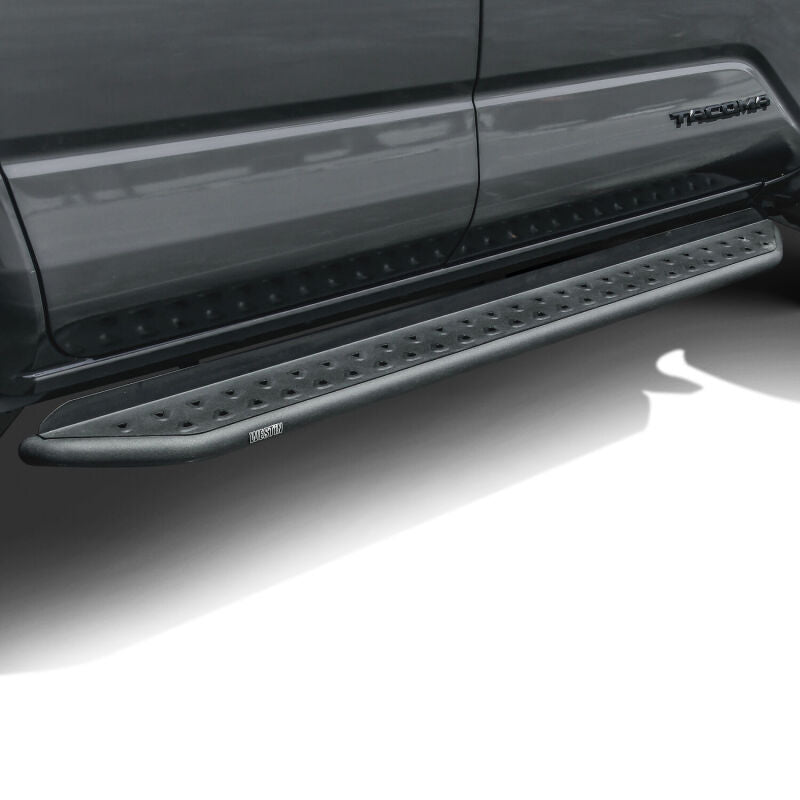 WES Running Boards - Outlaw - Westin 2024 Toyota Tacoma Double Cab Outlaw Running Boards - Textured Black