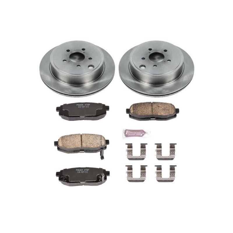 PSB Autospecialty Kit - Power Stop 13-16 Scion FR-S Rear Autospecialty Brake Kit