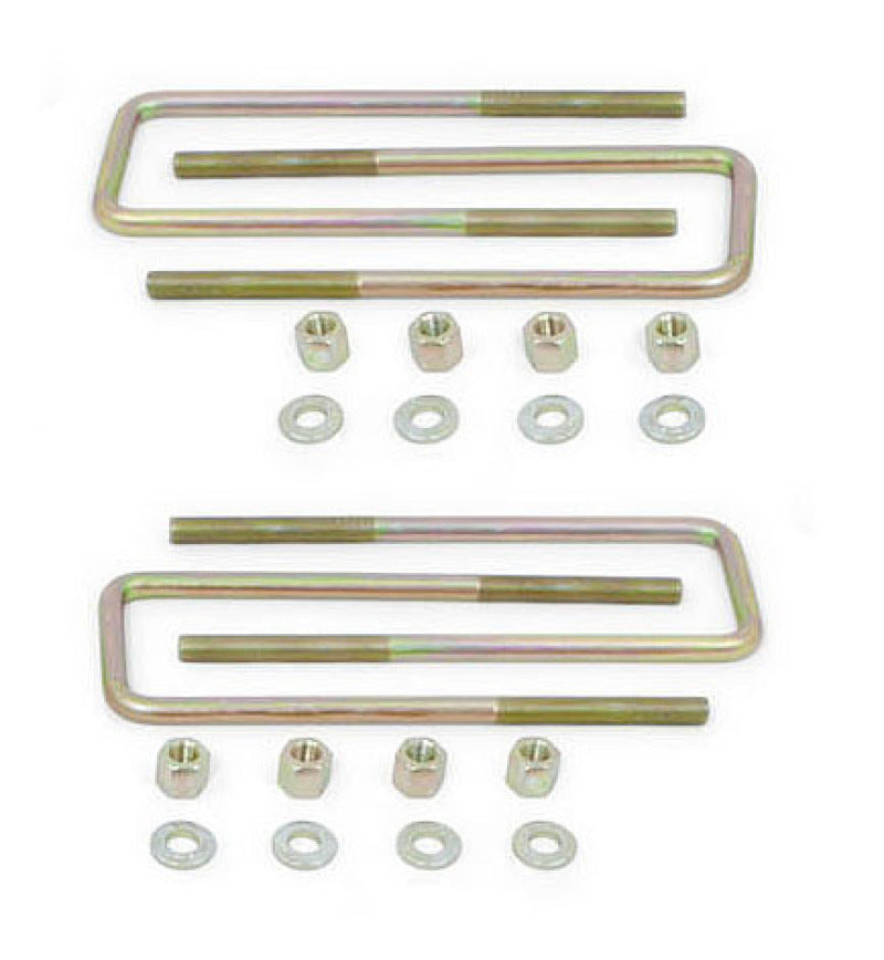 MXT U-Bolts - MaxTrac Rear U-Bolts for 2in Lift Blocks - 10.00in x 2.625in x 9/16in - Set of 4