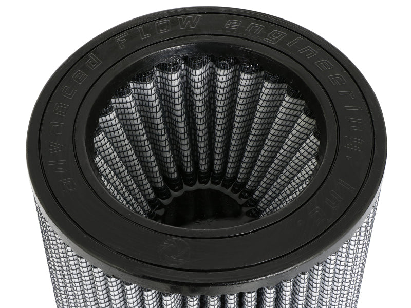 AFE Universal Pro Dry S Filter - aFe MagnumFLOW Pro DRY S Universal Air Filter 4in F x 6in B (mt2) x 5.5in T (Inv) x 7.5in H