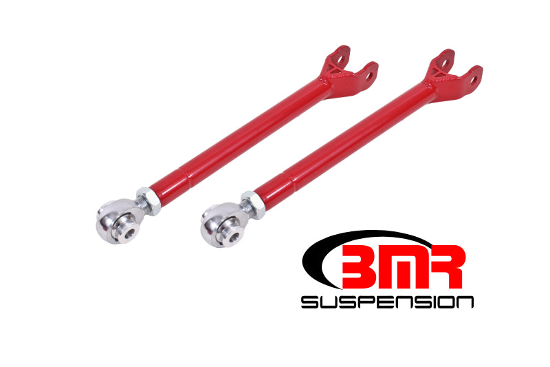 BMR Trailing Arms - BMR 08-17 Challenger Lower Trailing Arms w/ Single Adj. Rod Ends - Red
