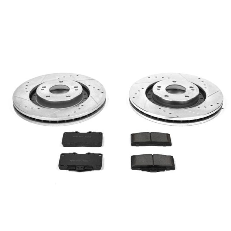 PSB Z23 Evolution Kit - Power Stop 94-96 Dodge Stealth Front Z23 Evolution Sport Brake Kit