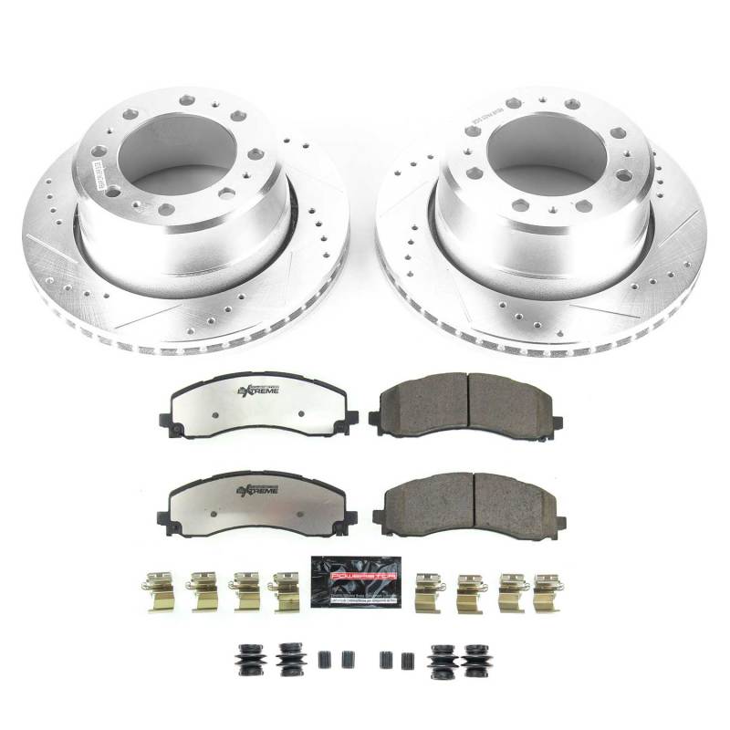 PSB Evolution Drill/Slot Rotor - Power Stop 20-22 Ram 3500 Rear Z36 Truck & Tow Brake Kit