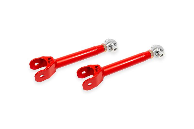 BMR Trailing Arms - BMR 15-19 Cadillac CTS-V (3rd Gen) Upper Trailing Arms - Single Adjustable - Red
