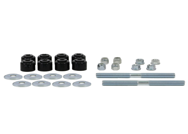 WL Sway Bar Links - Whiteline Plus Universal Sway Bar Link Threaded Rod w/ Poly Bushes 140mm