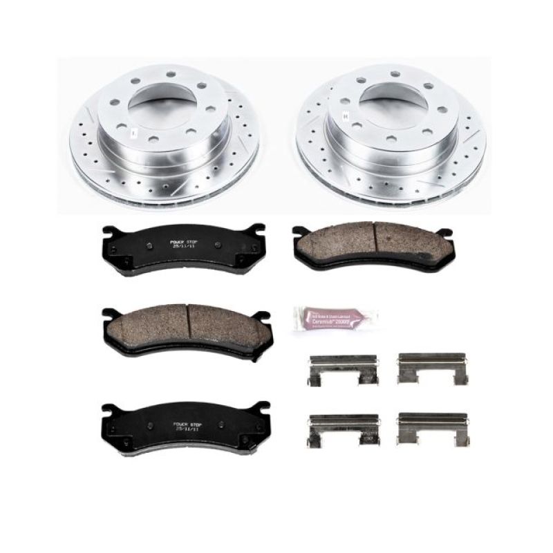 PSB Z23 Evolution Kit - Power Stop 2003 Chevrolet Silverado 1500 HD Rear Z23 Evolution Sport Brake Kit