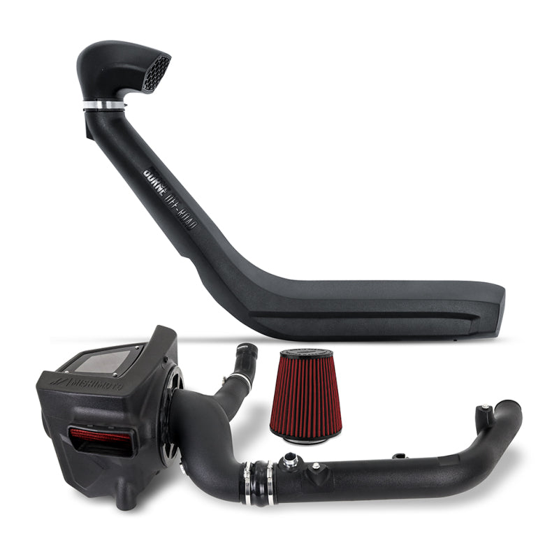 MM BORNE Off-Road Snorkels - Mishimoto 21+ Bronco 2.7L Intake/Snorkel Bundle - Oiled Filter
