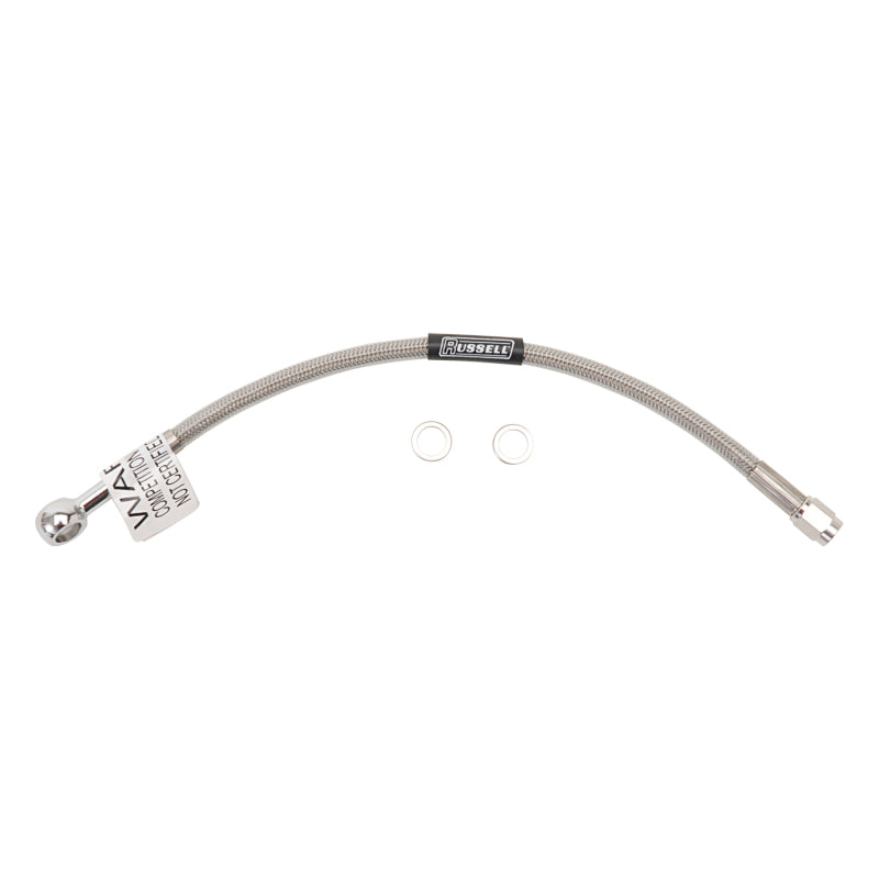 RUS Brake Hose - Russell Performance 9in 10MM Banjo Competition Brake Hose