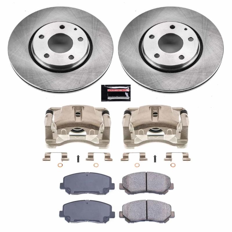 PSB Autospecialty Kit w/Cals - Power Stop 16-18 Mazda CX-5 Front Autospecialty Brake Kit w/Calipers