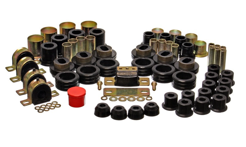 ES Hyper-Flex Sets - Black - Energy Suspension 81-87 Chevy/GMC 2WD 1/2 Ton PickUp Black Hyper-flex Master Bushing Set