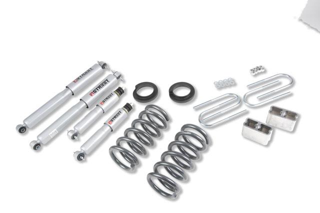 BT Lower Kit w SP Shocks - Belltech LOWERING KIT WITH SP SHOCKS