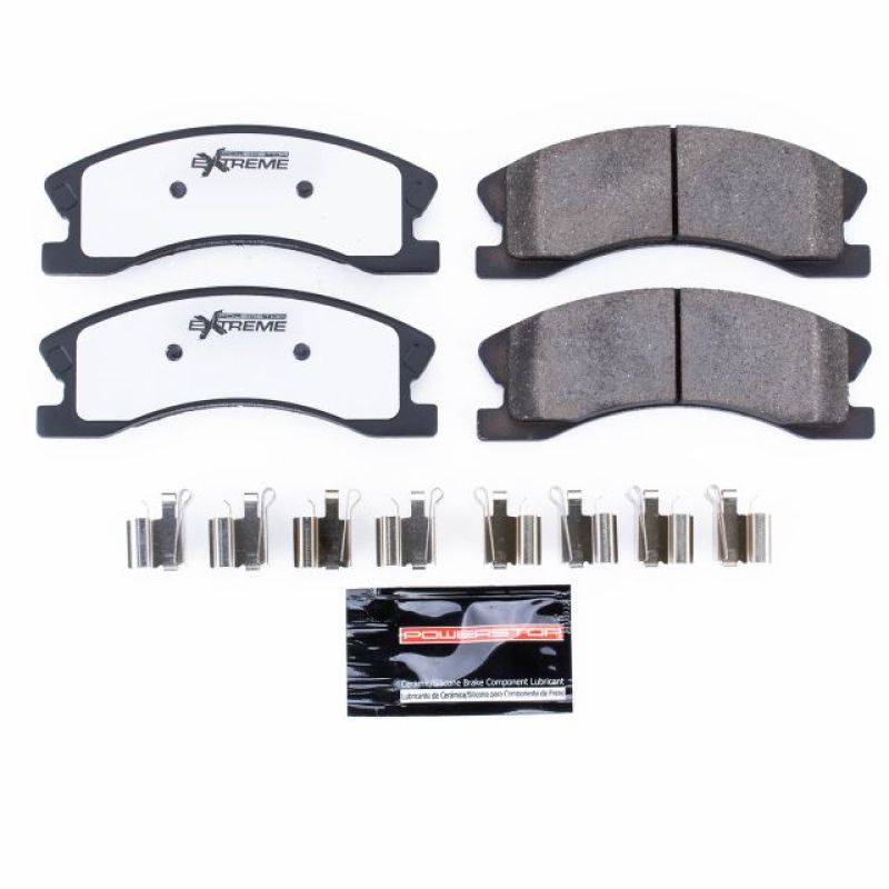 PSB Z26 Extreme Brake Pads - Power Stop 99-04 Jeep Grand Cherokee Front Z26 Extreme Street Brake Pads w/Hardware
