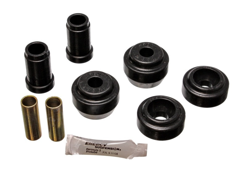 ES Cntrl Arm Bushings - Black - Energy Suspension 81-90 Dodge/Chrysler/Plymouth Black Front Lower and Upper Control Arm Bushing Set