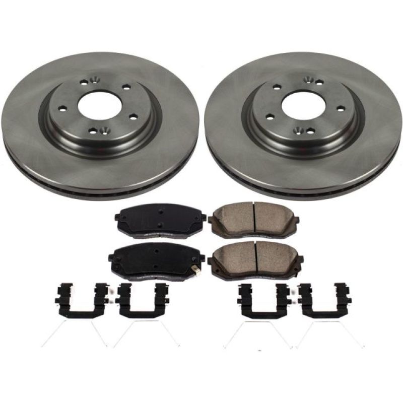 PSB Autospecialty Kit - Power Stop 18-19 Hyundai Kona Front Autospecialty Brake Kit