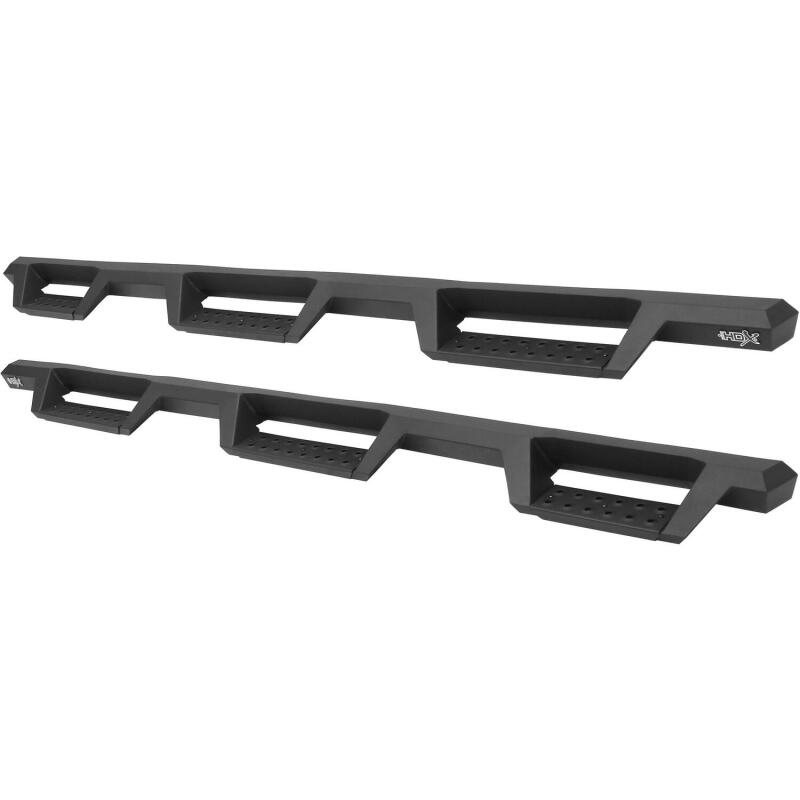 WES Nerf Bars - HDX Drop - Westin 14-18 Chevrolet Silverado 1500 DC 6.5ft Bed HDX Drop W2W Nerf Step Bars - Tex. Blk