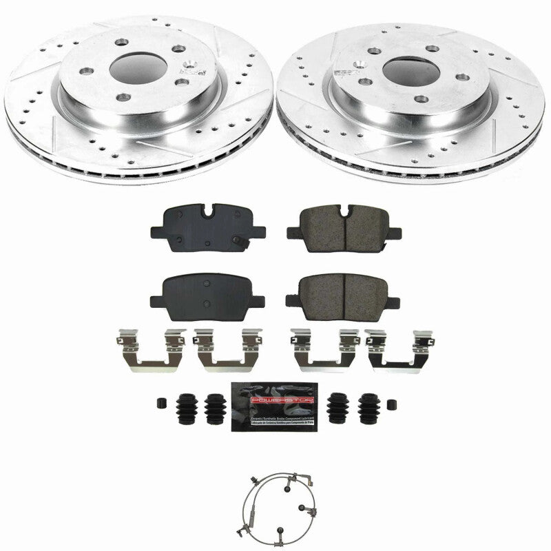 PSB Z23 Evolution Kit - Power Stop 20-21 Cadillac CT5 Rear Z23 Evolution Brake Kit