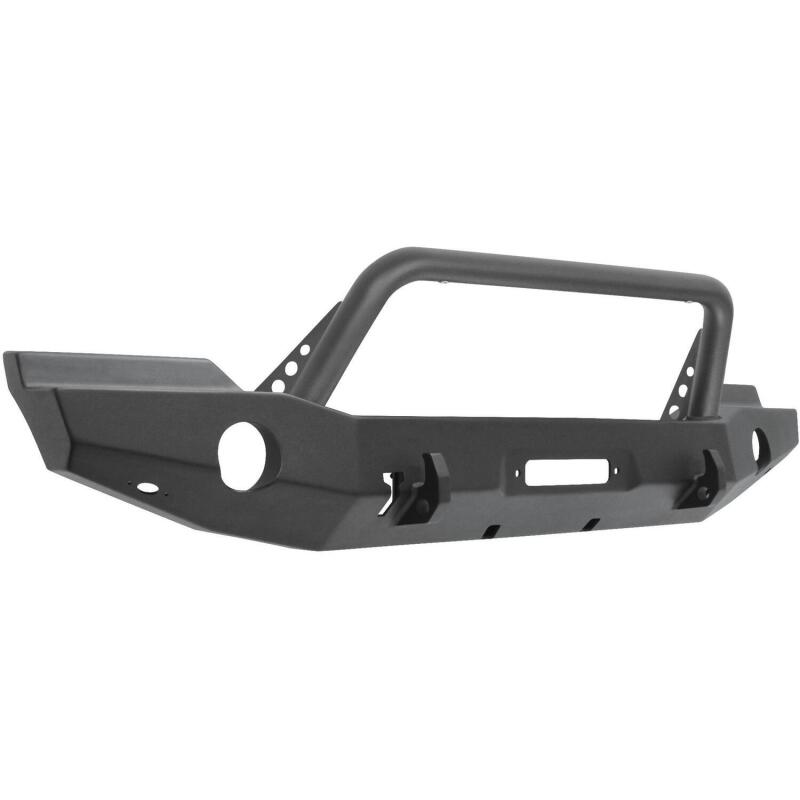 WES WJ2 Bumpers - Westin 07-18 Jeep Wrangler JK WJ2 Full Width Front Bumper w/Bull Bar Textured Black