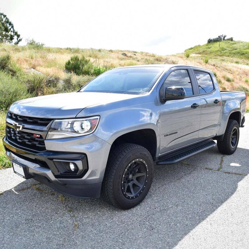 WES Running Boards - Outlaw - Westin 15-24 GMC Canyon Crew Cab Outlaw Running Boards - Textured Black