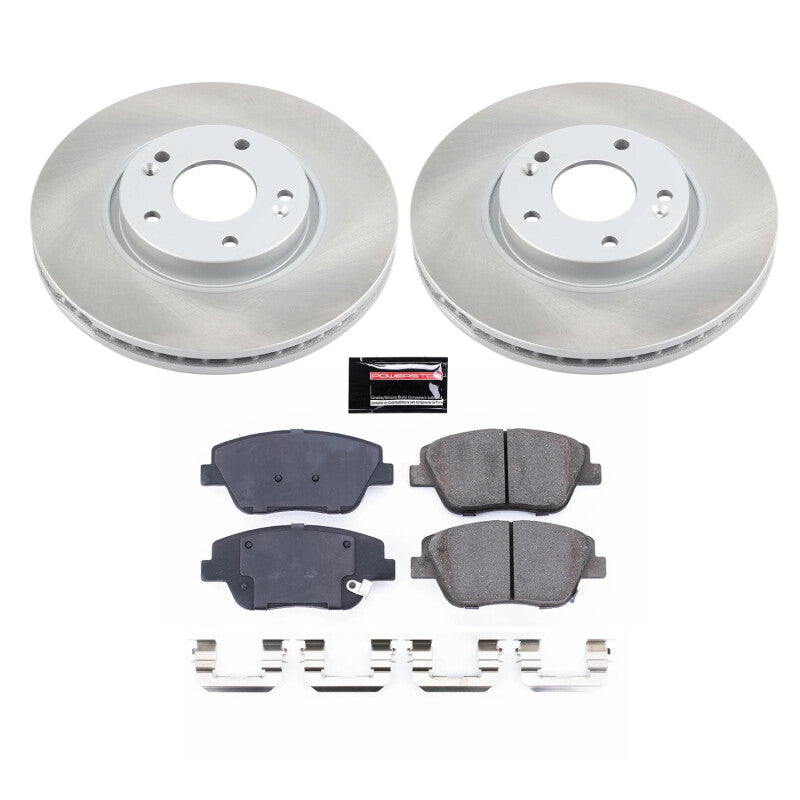 PSB Semi-Coated Rotor Kits - Power Stop 11-16 Kia Optima Front Semi-Coated Rotor Kit