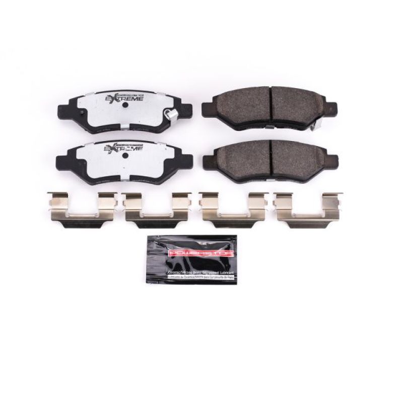 PSB Z26 Extreme Brake Pads - Power Stop 08-14 Cadillac CTS Rear Z26 Extreme Street Brake Pads w/Hardware