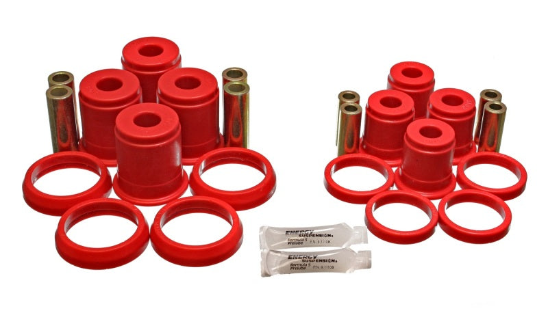 ES Cntrl Arm Bushings - Red - Energy Suspension 93-98 Jeep Grand Cherokee Red Rear Control Arm Bushings-Must reuse OEM Outer Shell
