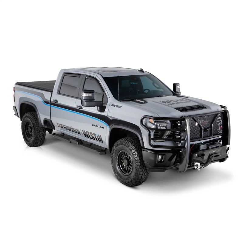 WES Soft Roll Tonneau Covers - Westin 2024 Chevrolet Silverado 2500HD Soft Roll Tonneau Cover - Black