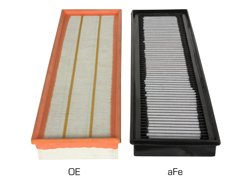 AFE Direct Fit Pro DRY S Air Filter - aFe MagnumFLOW 14-17 Porsche 911 Turbo / Turbo S 3.8L (tt) Pro DRY S Air Filter