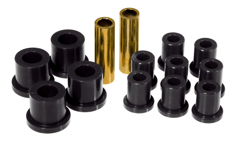 PRO Spring/Shackle Bush- Blk - Prothane Chrysler B & E Body Spring Bushings - Black