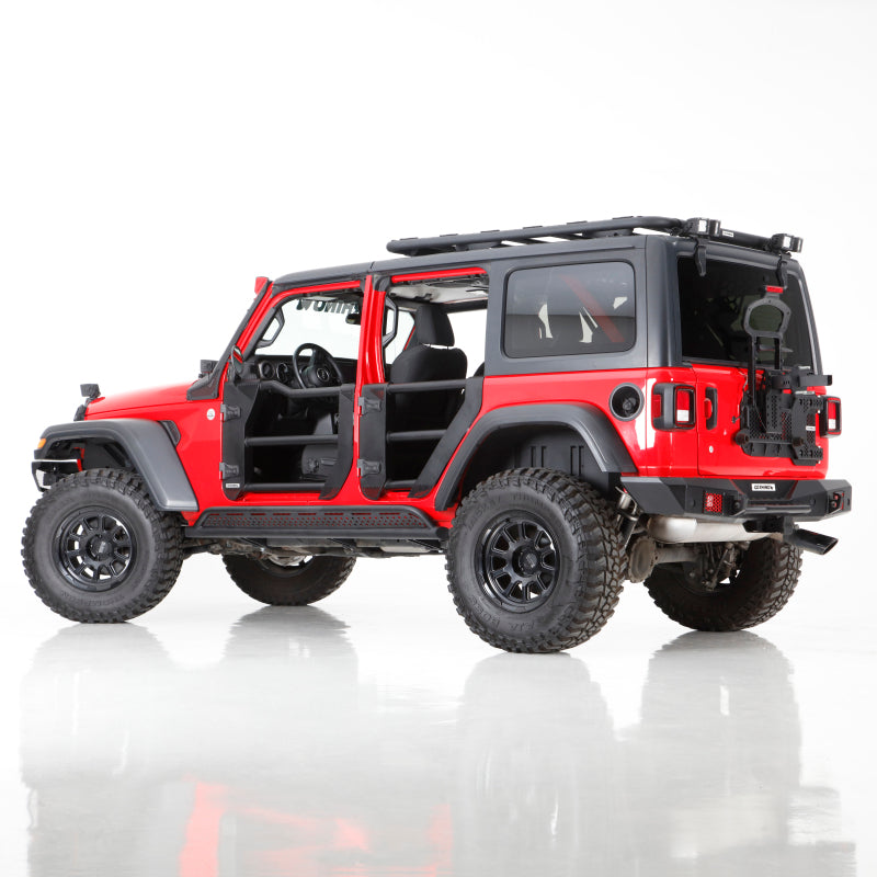 GOR Frame Mount Sliders - Go Rhino 18-20 Jeep Wrangler JLU JL Frame Mount Sliders
