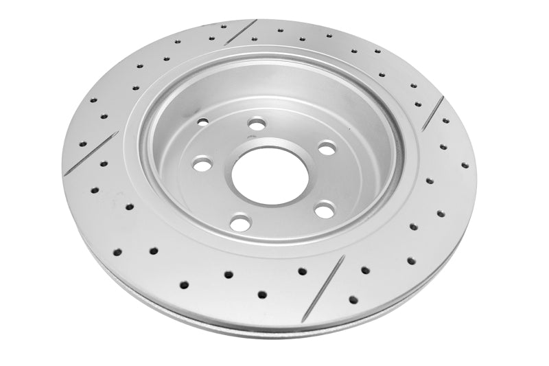 DBA Street Slot&Drill Rotors - DBA 2009 Pontiac G8 GT 6.0L (V8) Uni-Directional Cross-Drilled/Slotted Rear Rotor