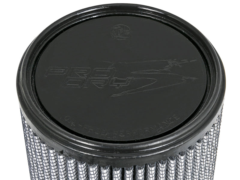 AFE Universal Pro Dry S Filter - aFe Magnum FLOW Pro DRY S Universal Air Filter F-3.5in. / B-5in. (mt2) / T-4.75in. / H-9in.