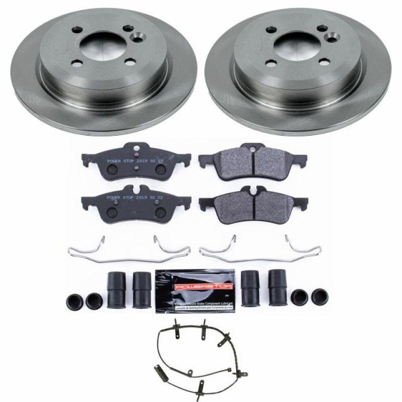 PSB Track Day SPEC Kit - Power Stop 02-06 Mini Cooper Rear Track Day SPEC Brake Kit