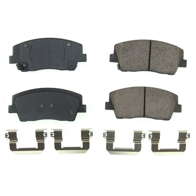 PSB Z17 Evolution Brake Pads - Power Stop 2019 Genesis G70 Front Z17 Evolution Ceramic Brake Pads w/Hardware