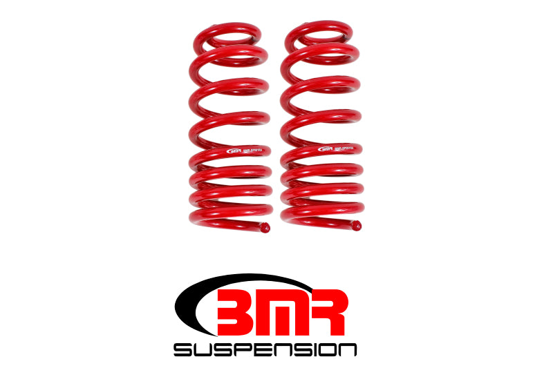 BMR Lowering Springs - BMR 93-02 F-Body Front Handling Version Lowering Springs - Red