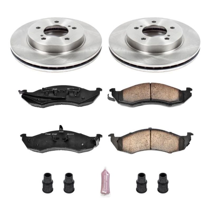 PSB Autospecialty Kit - Power Stop 93-02 Mercury Villager Front Autospecialty Brake Kit