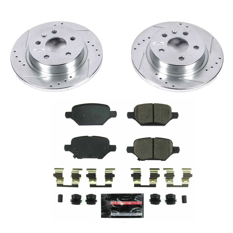 PSB Z23 Evolution Kit - Power Stop 18-20 Buick Encore Rear Z23 Evolution Sport Brake Kit