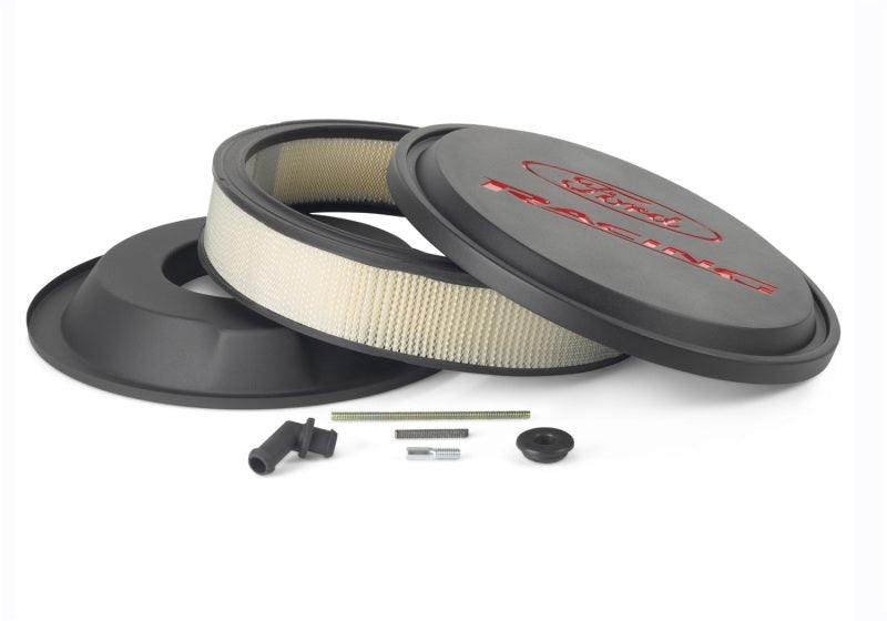 FR Air Cleaners - Ford Racing Black/Red Slant Edge Air Cleaner