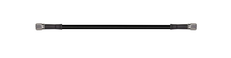 GR Universal PWS Brake Lines - Goodridge 19in Universal Brake Line Assembly w/SS Fittings & Black Hose